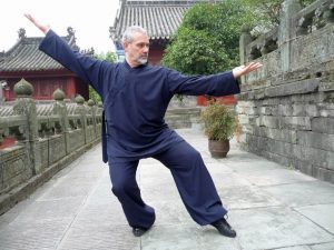 man performing Tai Chi