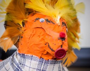 A picture of a lion craft.