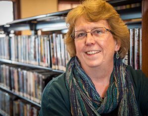 A picture of a lady.