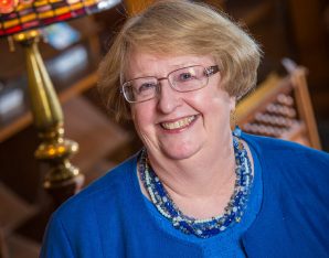 A picture of a lady.