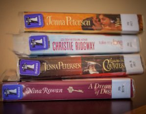 A picture of a stack of books.