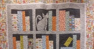 Raffled off Book Quilt