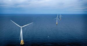 Picture of 6 Wind Turbines off the coast of Block Island