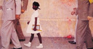 Part of the famous painting the problem we all live with