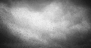 Raindrops on a grey background