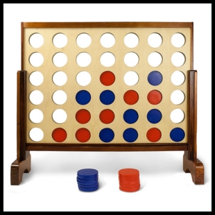 Large free standing connect four board