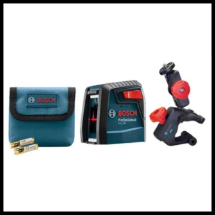 Blue Bosch Laser Level and carrying case