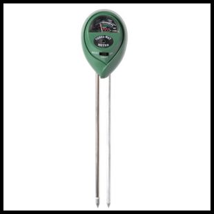 Green soil moisture and ph tester