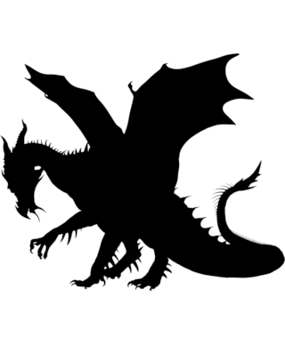 Silhouette of a Dragon