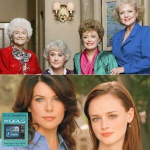 Picture of the Golden Girls above a picture of the Gilmore Girls