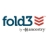 Fold3 logo with red Sergeant stripes next to the words