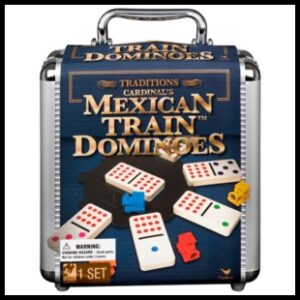 Mexican train dominoes game box
