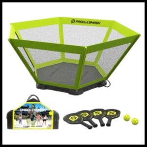 Paddle smash game paddles and game area