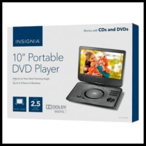 Box of Insignia Portable DVD Player