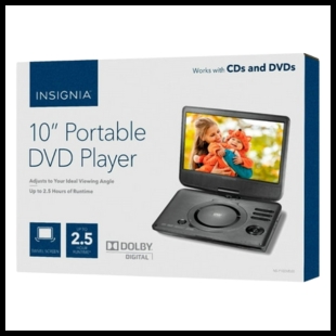 Box of Insignia Portable DVD Player