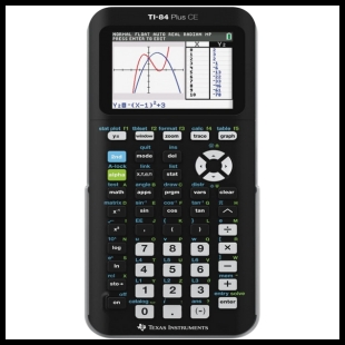 Black graphing calculator