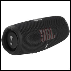 Speaker with the letters JBL on it