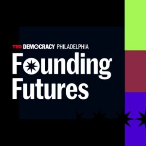 Black background with the words Founding Futures