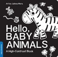 hellobabyanimalshighcontrast Hello, Baby Animals: A High-Contrast Book by Julissa Mora