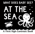 wdbs_atthesea What Does Baby See? At the Sea: A First High Contrast Book by Simon Abbott